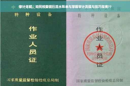 审计详解，如何核查银行流水账单与掌握审计流程与技巧指南??