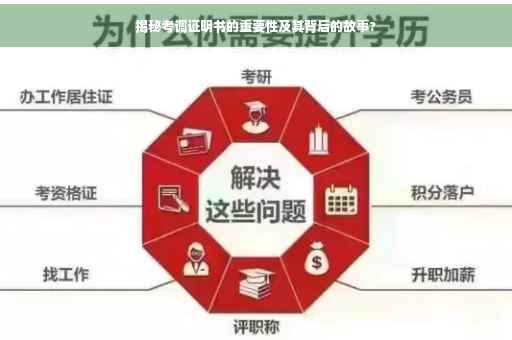 揭秘考调证明书的重要性及其背后的故事?