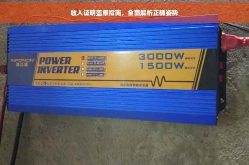 收入证明盖章指南，全面解析正确姿势