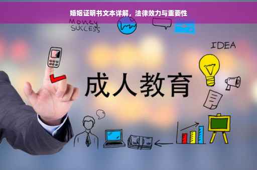 婚姻证明书文本详解，法律效力与重要性