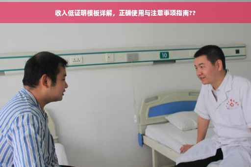 收入低证明模板详解，正确使用与注意事项指南??