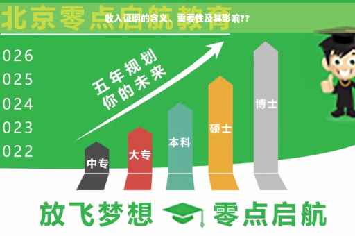 收入证明的含义、重要性及其影响??