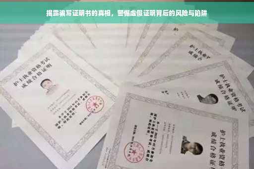 揭露骗写证明书的真相，警惕虚假证明背后的风险与陷阱