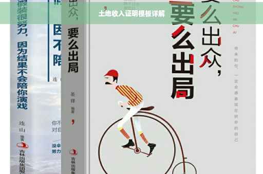 土地收入证明模板详解