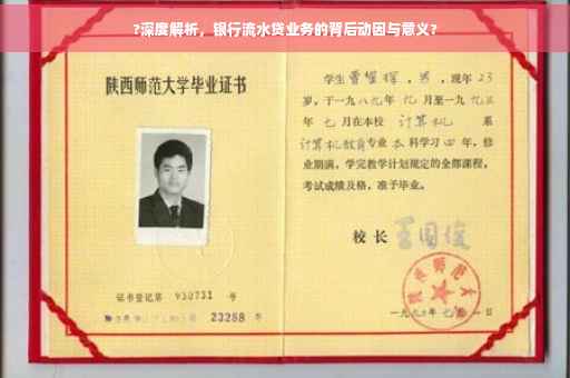?深度解析，银行流水贷业务的背后动因与意义?
