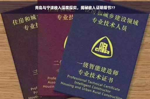 青岛与宁波收入深度探究，揭秘收入证明细节??