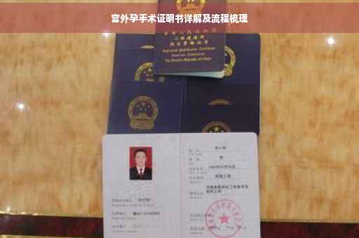 宫外孕手术证明书详解及流程梳理