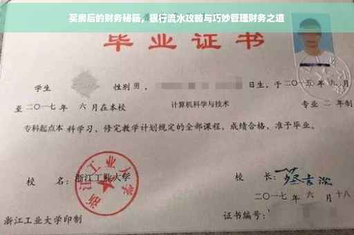 买房后的财务秘籍，银行流水攻略与巧妙管理财务之道