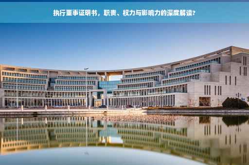 执行董事证明书，职责、权力与影响力的深度解读?