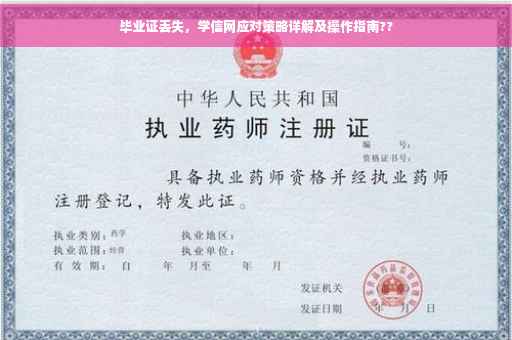 毕业证丢失，学信网应对策略详解及操作指南??