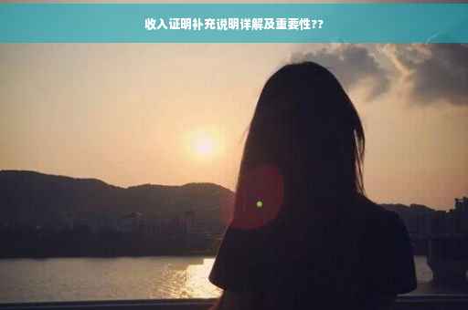 收入证明补充说明详解及重要性??