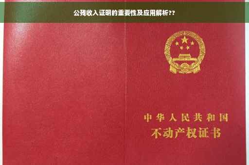 公残收入证明的重要性及应用解析??