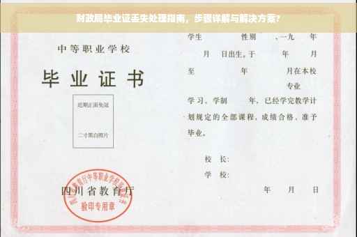 财政局毕业证丢失处理指南，步骤详解与解决方案?