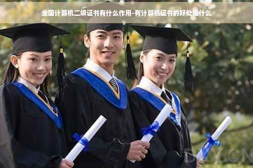 全国计算机二级证书有什么作用-有计算机证书的好处是什么