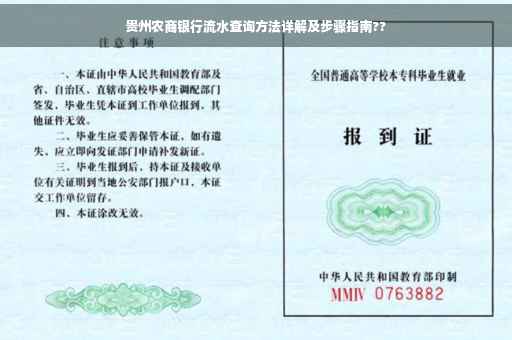 贵州农商银行流水查询方法详解及步骤指南??