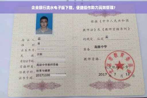 企业银行流水电子版下载，便捷操作助力高效管理?