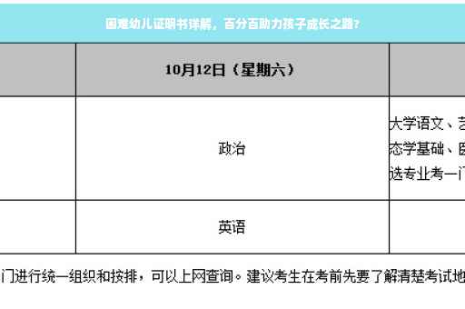 困难幼儿证明书详解，百分百助力孩子成长之路?
