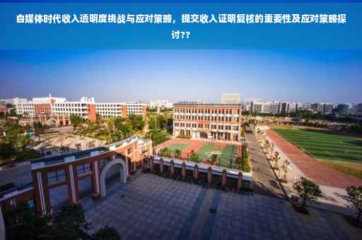 自媒体时代收入透明度挑战与应对策略，提交收入证明复核的重要性及应对策略探讨??