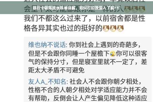 银行卡转账流水账单详解，如何打印及深入了解??✨