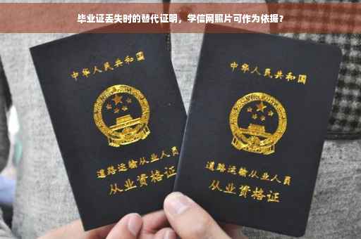 毕业证丢失时的替代证明，学信网照片可作为依据？