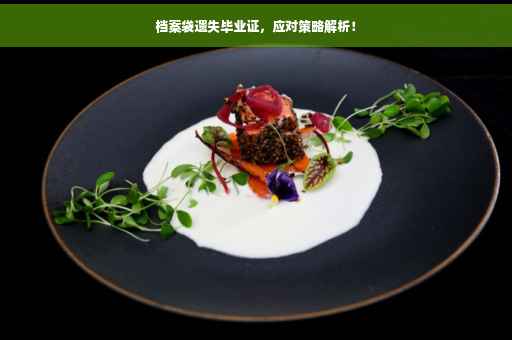 档案袋遗失毕业证，应对策略解析！