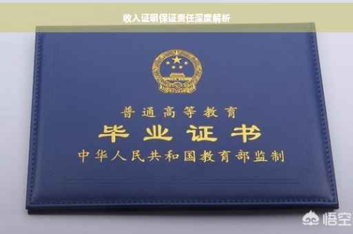 收入证明保证责任深度解析