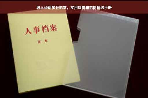 收入证明多开范文，实用指南与范例精选手册