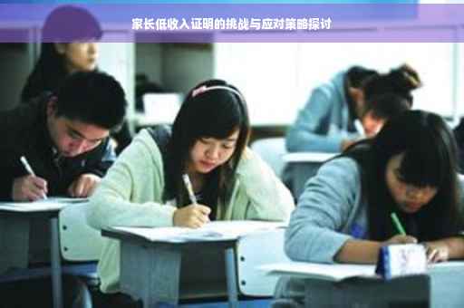 家长低收入证明的挑战与应对策略探讨