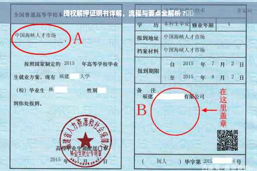 授权解押证明书详解，流程与要点全解析 ?⚡️