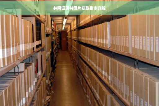 并网证明书图片获取指南详解