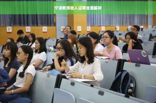 宁波教师收入证明全面解析