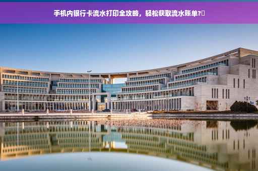 手机内银行卡流水打印全攻略，轻松获取流水账单?✨