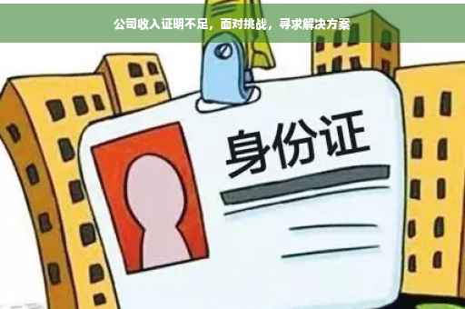 公司收入证明不足，面对挑战，寻求解决方案