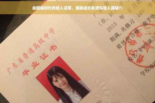 自媒体时代的收入证明，揭秘成长轨迹与收入揭秘?✨
