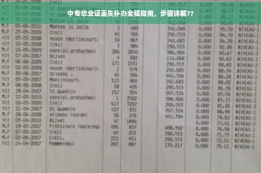 中专毕业证丢失补办全程指南，步骤详解??