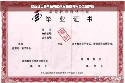 毕业证丢失申请书的撰写指南与补办流程详解