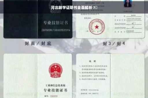 河北转学证明书全面解析 ?✨