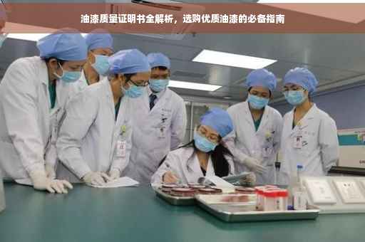 油漆质量证明书全解析，选购优质油漆的必备指南