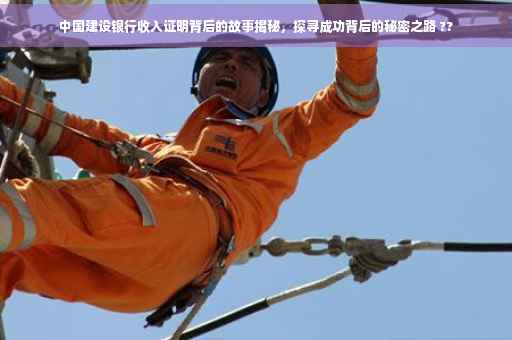 中国建设银行收入证明背后的故事揭秘，探寻成功背后的秘密之路 ??