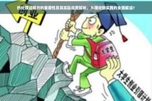 热处理证明书的重要性及其实际应用解析，从理论到实践的全面解读?