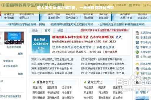收入减少证明办理指南，一步步教你如何应对