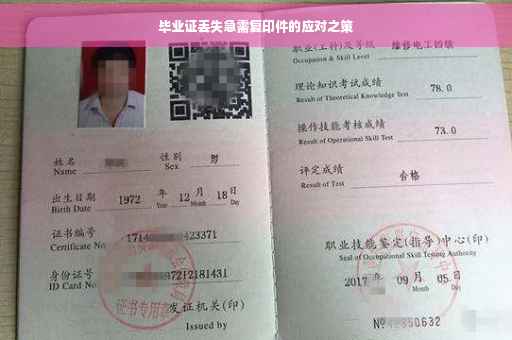 毕业证丢失急需复印件的应对之策