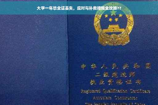大学一年毕业证丢失，应对与补救措施全攻略??