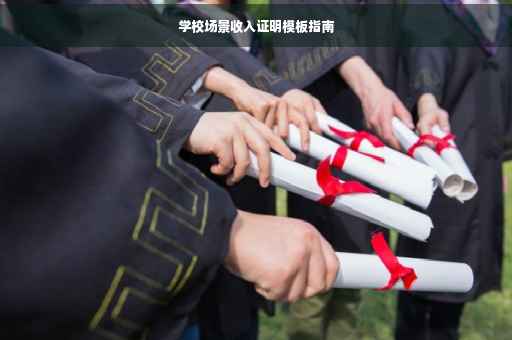 学校场景收入证明模板指南