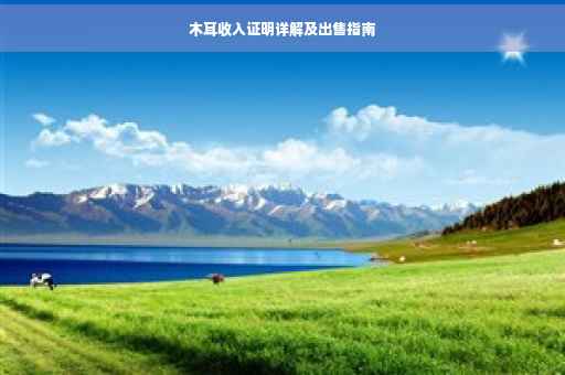 木耳收入证明详解及出售指南