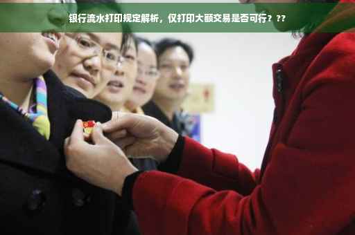 银行流水打印规定解析，仅打印大额交易是否可行？??