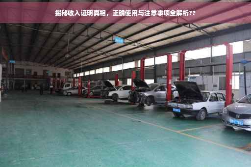 揭秘收入证明真相，正确使用与注意事项全解析??