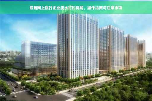 招商网上银行企业流水打印详解，操作指南与注意事项