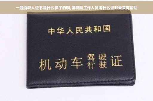 一般纳税人证书是什么样子的啊,国税局工作人员考什么证对未来有帮助