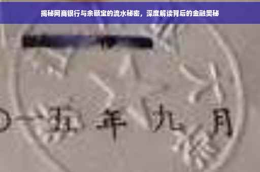 揭秘网商银行与余额宝的流水秘密，深度解读背后的金融奥秘
